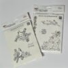 stamp combo vines, blooms and spring cardinal