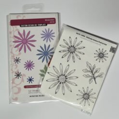 stamp/die combo delicate asters