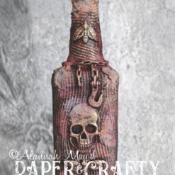 mixed media bottle #001