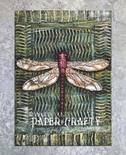 M@H 3D Resin Topper A6 - Beginner Kit - Mixed Media - Dragonfly