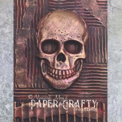 M@H 3D Resin Topper A6 - Beginner Kit - Mixed Media - Large Skull