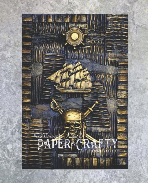 M@H 3D Resin Topper A6 - Beginner Kit - Mixed Media - Pirate