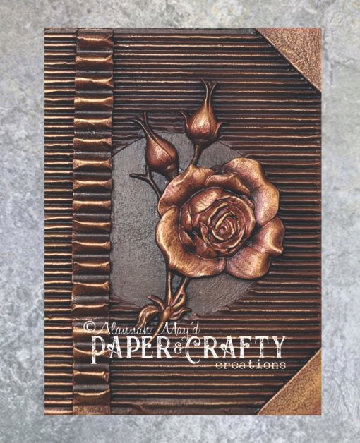 M@H 3D Resin Topper A6 - Beginner Kit - Mixed Media - Rose