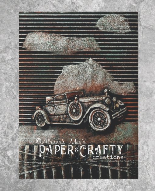 M@H Topper A6 - Mixed Media - Rusty Car
