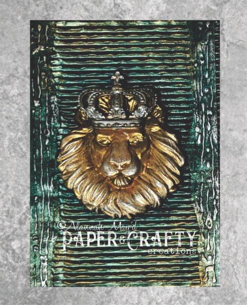 M@H 3D Resin Topper A6 - Beginner Kit - Mixed Media - Regal Lion